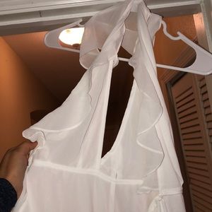 Flowy full length dress size 8 from boohoo